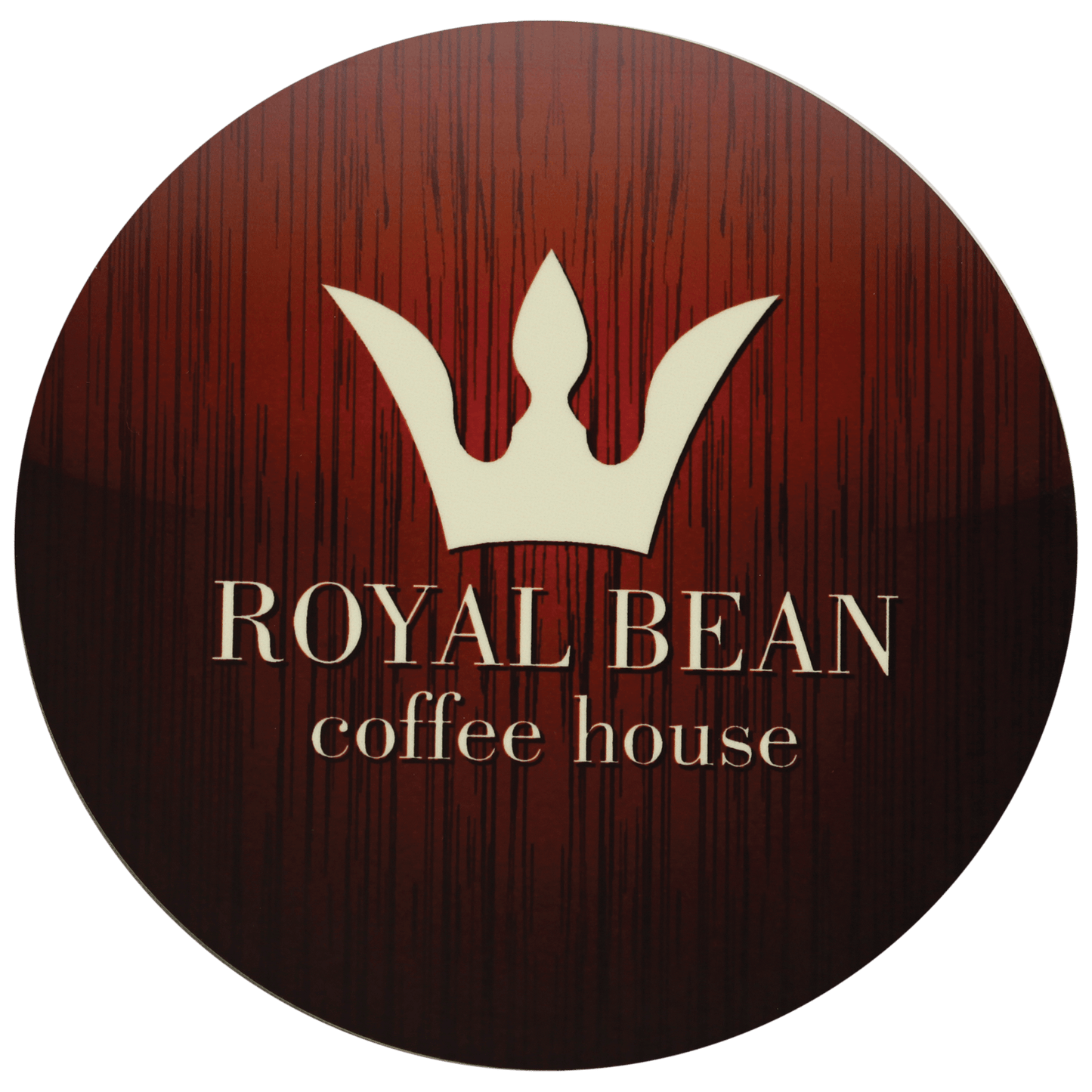 3.75" Gloss White Unisub MDF Round Coaster with Cork Back