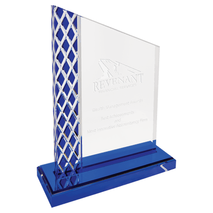 Blue 7" Unite Diamond Ice Acrylic