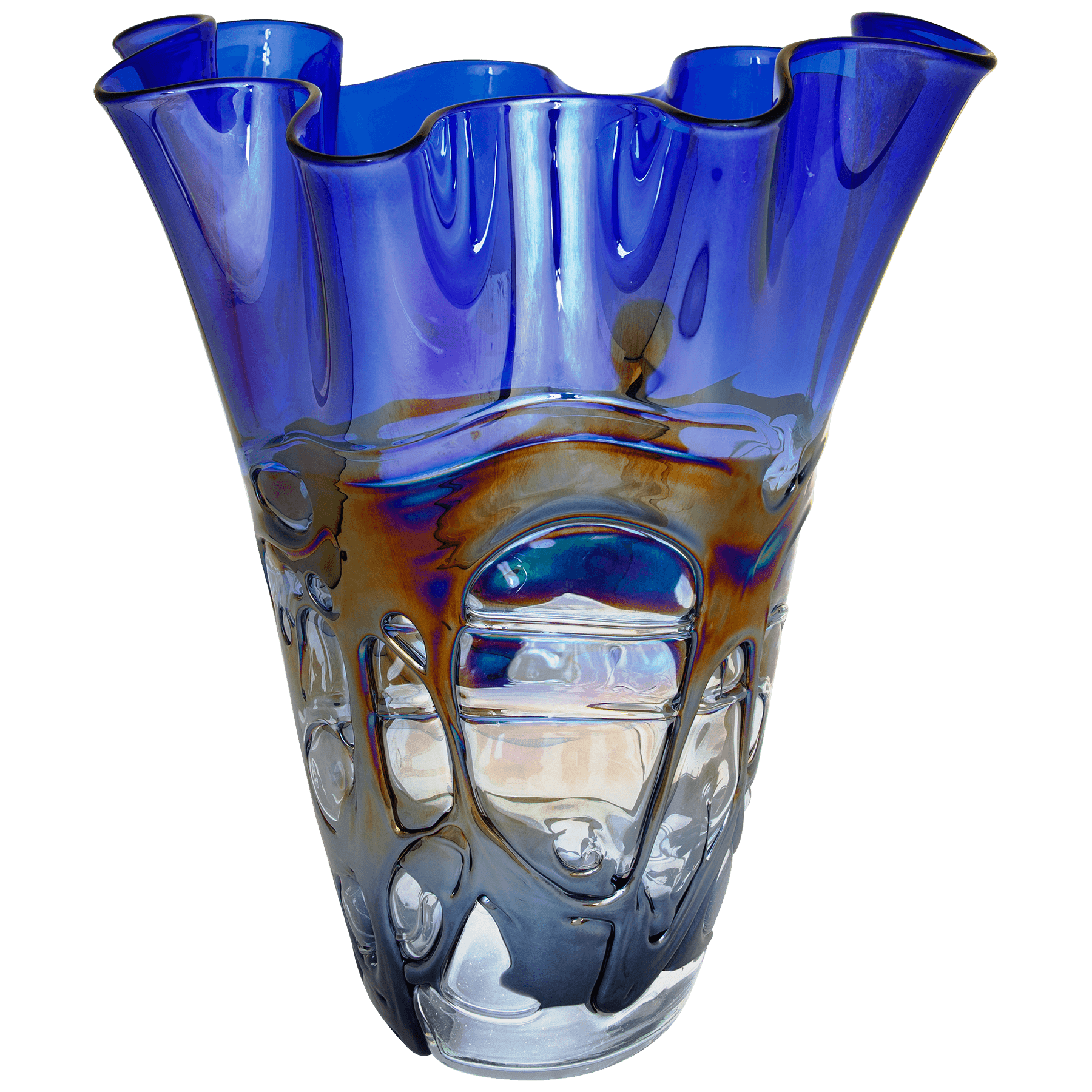 14" Art Glass Vase
