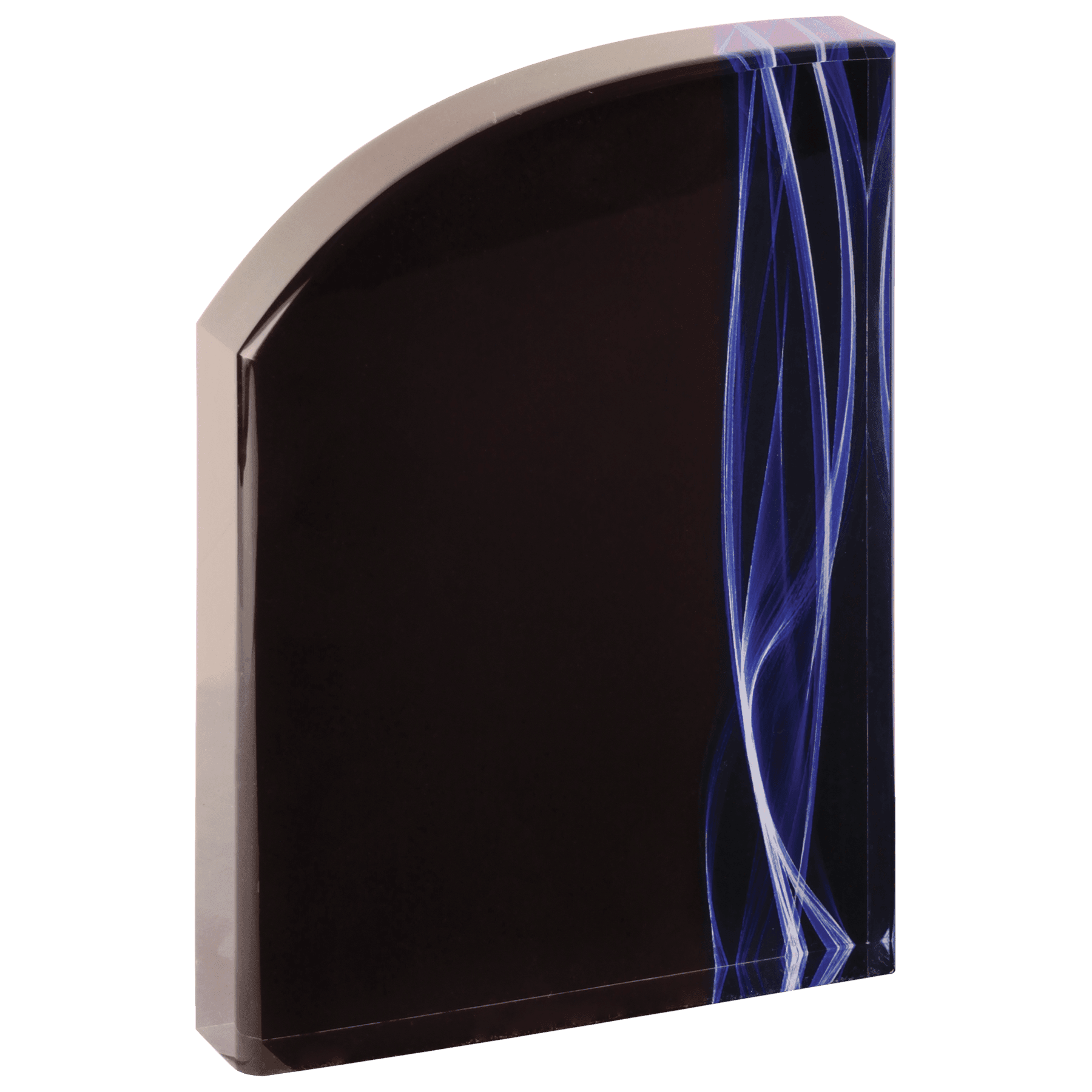 Blue 7" Wave Vapor Acrylic