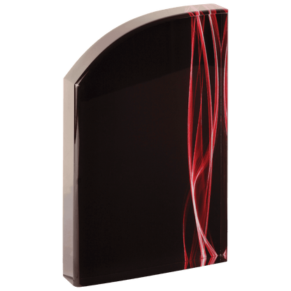 Red 8" Wave Vapor Acrylic