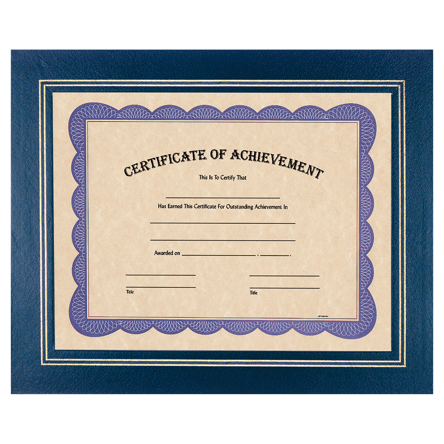 Blue 13 1/4" x 10 3/4" Certificate Holder