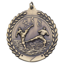 MDD957. Medallas Karate - El Número UNO